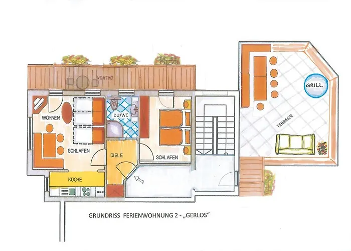 Ausblick Zillertal Apartmán Hainzenberg